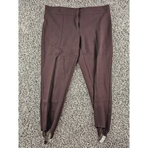 Vintage Cache Contour Collection Womens Sz 12 Stirrup Pants Brown Pull On Y2K